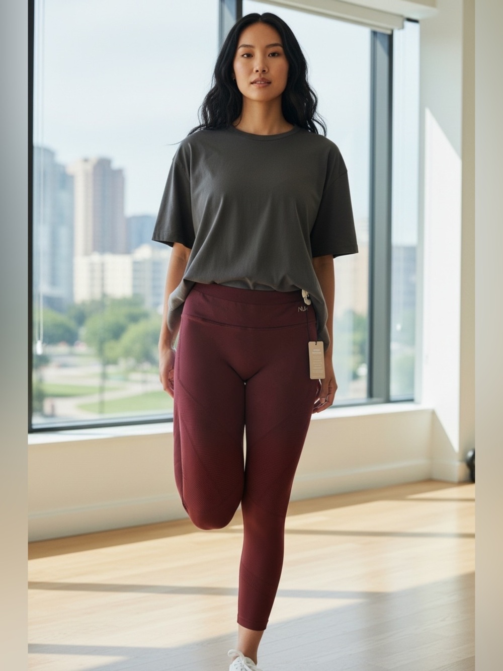 NUX Shapeshifter Leggings - in Rust Red